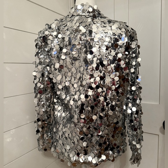 Nasty Gal - Premium Mixed Sequin Double Breasted Blazer - SOLD OUT - worn once - Picture 7 of 8
